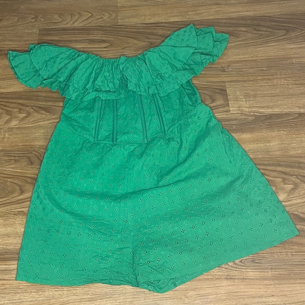 Boohoo Vibrant Green Romper
